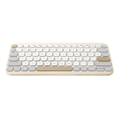 ASUS Marshmallow Keyboard KW100 clavier Maison Bluetooth Beige, Gris, Blanc