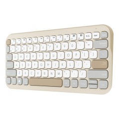 ASUS Marshmallow Keyboard KW100 clavier Maison Bluetooth Beige, Gris, Blanc