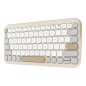 ASUS Marshmallow Keyboard KW100 clavier Maison Bluetooth Beige, Gris, Blanc