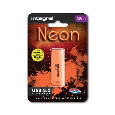 Integral INFD32GBNEONOR3.0 lecteur USB flash 32 Go 3.2 Gen 1 (3.1 Gen 1)