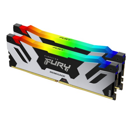 Kingston Technology FURY 48GB 8000MT s DDR5 CL38 DIMM (Kit de 2) Renegade RGB Silver