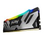 Kingston Technology FURY 48GB 8000MT/s DDR5 CL38 DIMM (Kit de 2) Renegade RGB Silver