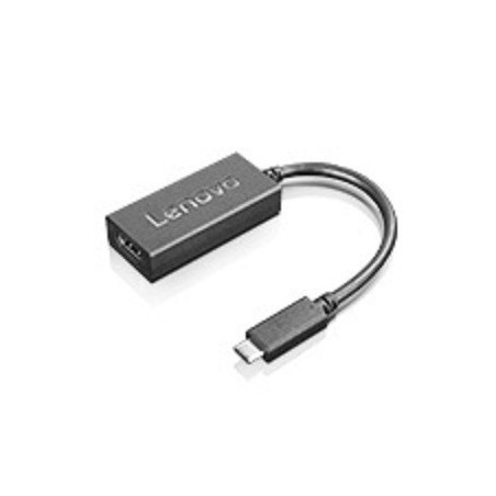 Lenovo 4X90M42956 câble vidéo et adaptateur VGA (D-Sub) USB Type-C Noir