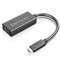 Lenovo 4X90M42956 câble vidéo et adaptateur VGA (D-Sub) USB Type-C Noir