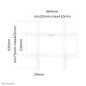 Neomounts support mural pour tv Neomounts support mural pour tv