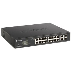 D-Link DGS-1100-18PV2 commutateur réseau Géré L2 Gigabit Ethernet (10/100/1000) Connexion Ethernet, supportant l'alimentation