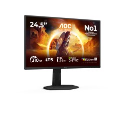 AOC G4 25G4SXU écran plat de PC 62,2 cm (24.5") 1920 x 1080 pixels Full HD LED Noir, Gris