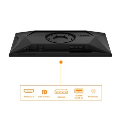 AOC G4 25G4SXU écran plat de PC 62,2 cm (24.5") 1920 x 1080 pixels Full HD LED Noir, Gris