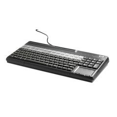 HP Clavier USB avec lecteur de bande magnétique POS