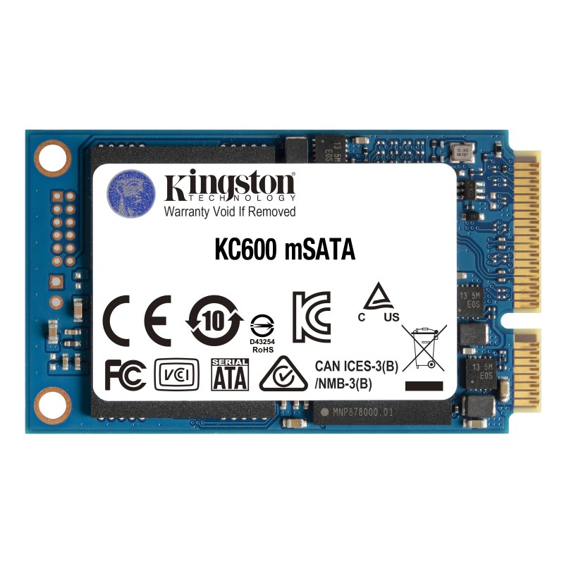 Kingston Technology SSD KC600 mSATA3 de 1 024 Go Kingston Technology SSD KC600 mSATA3 de 1 024 Go