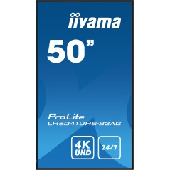iiyama LH5041UHS-B2AG Écran d'affichage dynamique Écran plat de signalisation numérique 127 cm (50") LCD 500 cd m² 4K Ultra HD
