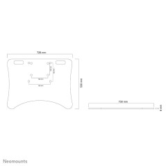 Neomounts PLASMA-M2500FPLATE Plaque de sol