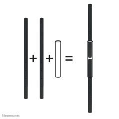 Neomounts FPMA-CPCONNECTBLACK Connecteur pour tube d'extension