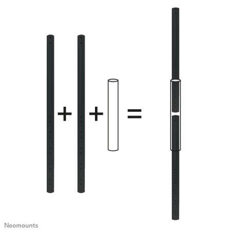 Neomounts FPMA-CPCONNECTBLACK Connecteur pour tube d'extension