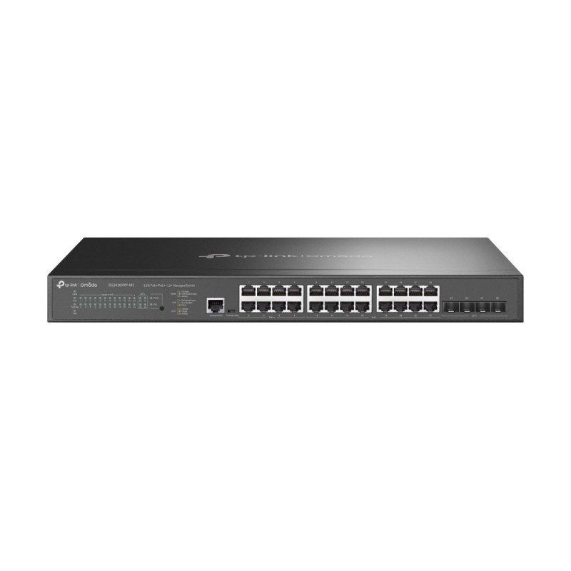 TP-Link Omada SG3428XPP-M2 commutateur réseau Géré L2+ 2.5G Ethernet (100/1000/2500) Connexion Ethernet, supportant TP-Link Omada SG3428XPP-M2 commutateur réseau Géré L2+ 2.5G Ethernet (100/1000/2500) Connexion Ethernet, supportant