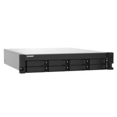 QNAP TS-832PXU-RP NAS Rack (2 U) Annapurna Labs AL324 4 Go DDR4 0 To QNAP Turbo System Noir