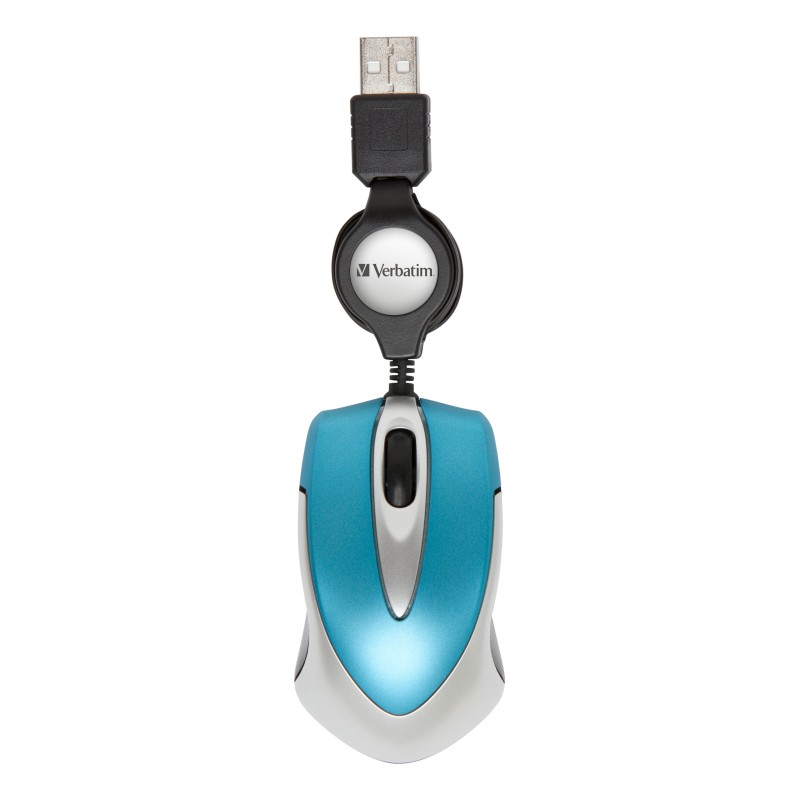 Verbatim Go Mini souris Bureau Ambidextre USB Type-A Optique 1000 DPI Verbatim Go Mini souris Bureau Ambidextre USB Type-A Optique 1000 DPI