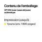 HP 131A toner LaserJet jaune authentique HP 131A toner LaserJet jaune authentique