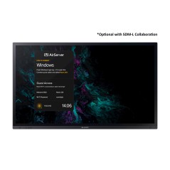 Sharp PN-LA652 Écran plat interactif 165,1 cm (65") LCD 450 cd m² 4K Ultra HD Noir Écran tactile