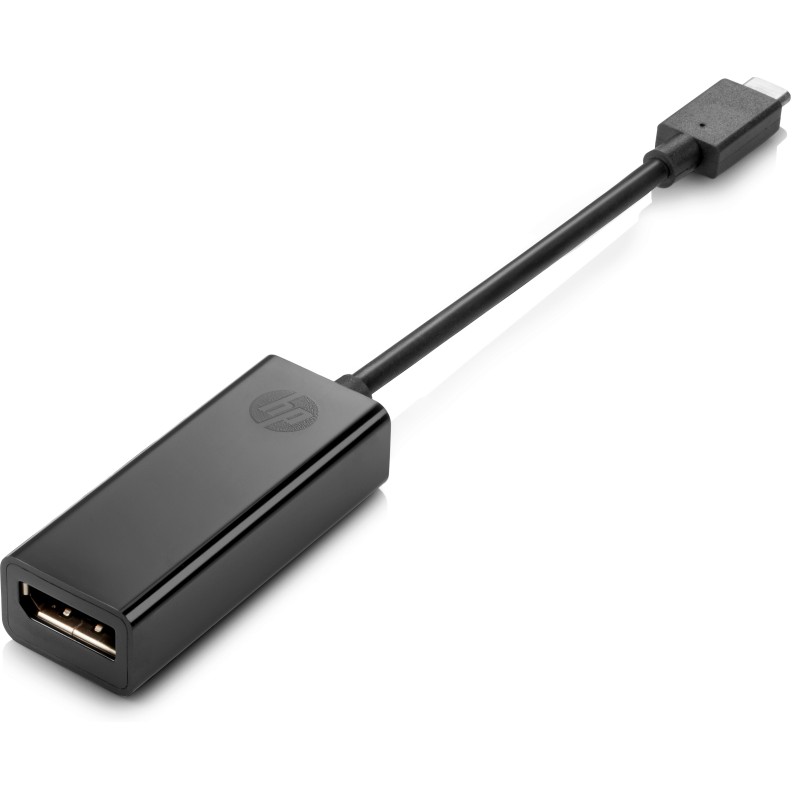 HP USB-C to DP Adapter adaptateur graphique USB Noir HP USB-C to DP Adapter adaptateur graphique USB Noir