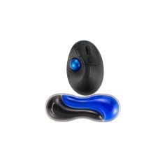 Kensington Repose-poignet Slim Duo Gel pour souris trackball - Bleu