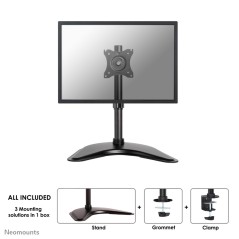 Neomounts NM-D335BLACK Support d'écran à poser 10-30"
