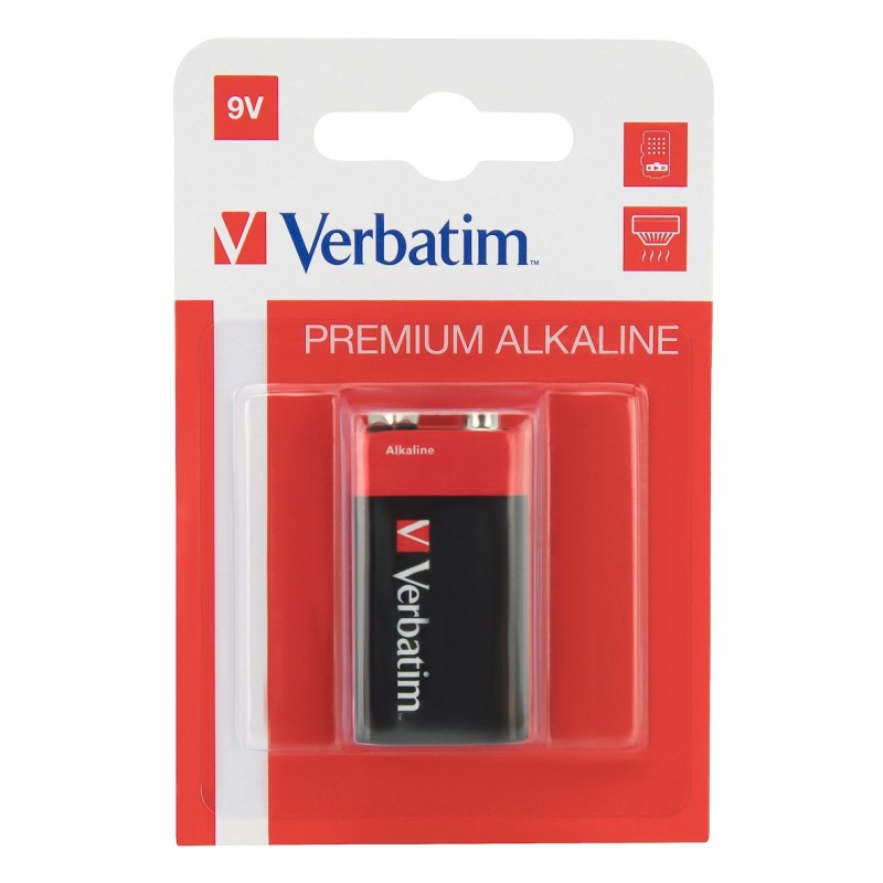 Verbatim Piles alcalines 9V Verbatim Piles alcalines 9V