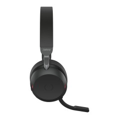 Jabra Evolve2 75 Casque Avec fil &sans fil Arceau Appels/Musique USB Type-C Bluetooth Socle de chargement Noir