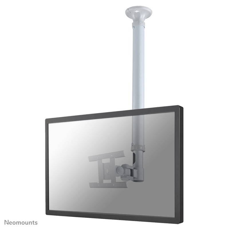 Neomounts FPMA-C100SILVER Support de plafond pour écran de 10-30" - h79-129 cm Neomounts FPMA-C100SILVER Support de plafond pour écran de 10-30" - h79-129 cm