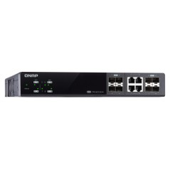 QNAP QSW-M804-4C commutateur réseau Géré 10G Ethernet (100 1000 10000) Noir