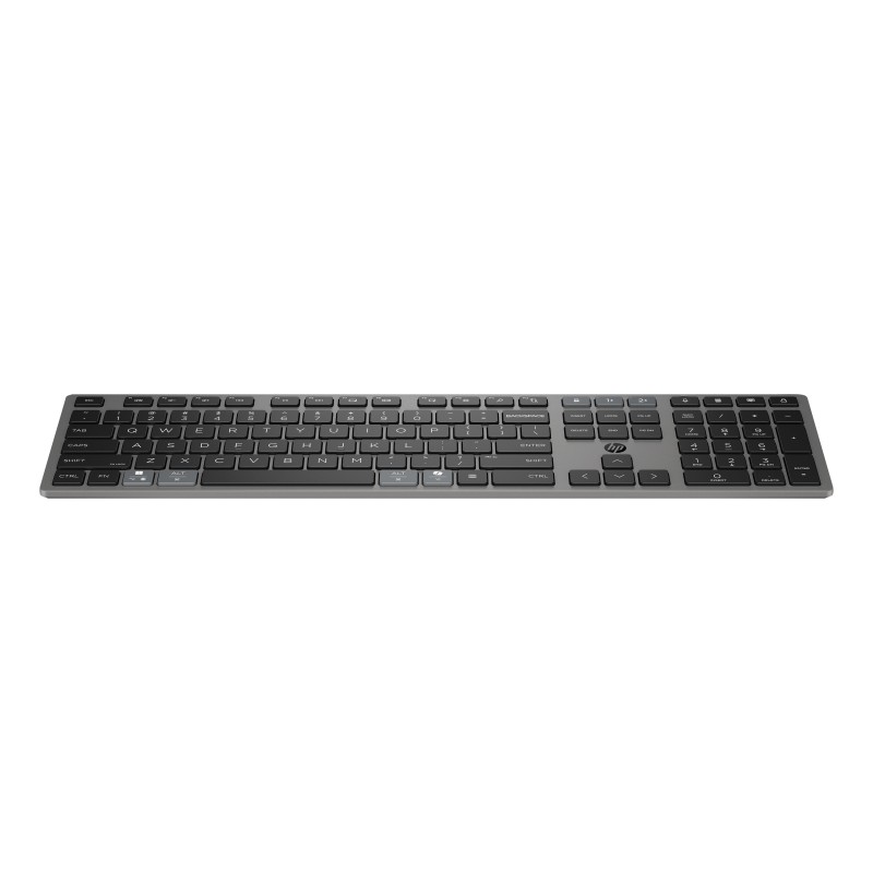 HP KBD 720Multi-DeviceRchrgblWL FR clavier maison/bureau USB + Bluetooth Noir