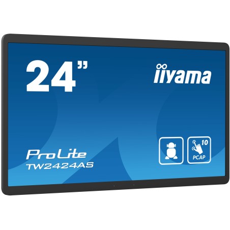iiyama TW2424AS-B1 Écran d'affichage dynamique Écran plat de signalisation numérique 60,5 cm (23.8") Wifi 250 cd m² 4K Ultra HD