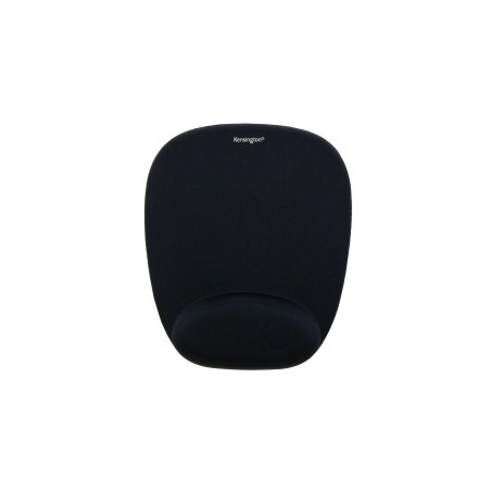 Kensington Tapis de souris noir en mousse, repose-poignets intégré