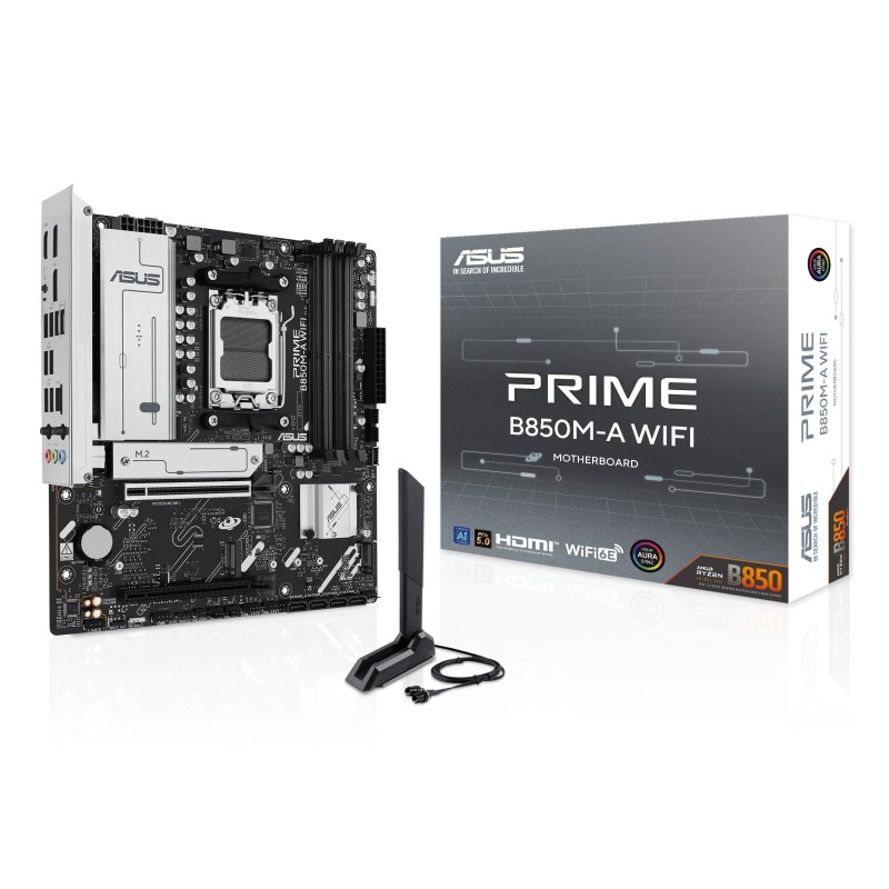 ASUS PRIME B850M-A WIFI AMD B850 Emplacement AM5 micro ATX ASUS PRIME B850M-A WIFI AMD B850 Emplacement AM5 micro ATX