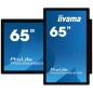 iiyama TF6539UHSC-B1AG Écran d'affichage dynamique Écran plat interactif 165,1 cm (65") LCD 500 cd/m² 4K Ultra HD Noir Écran iiyama TF6539UHSC-B1AG Écran d'affichage dynamique Écran plat interactif 165,1 cm (65") LCD 500 cd/m² 4K Ultra HD Noir Écran