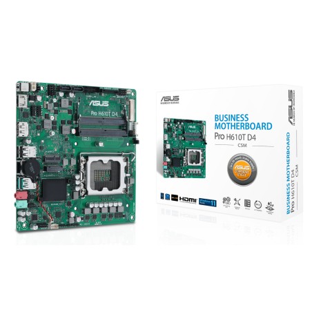 ASUS Pro H610T D4-CSM Intel H610 LGA 1700 Thin Mini ITX