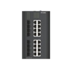 D-Link DIS-310G-24X commutateur réseau Géré L2 L3 Gigabit Ethernet (10 100 1000) DIN rail Noir