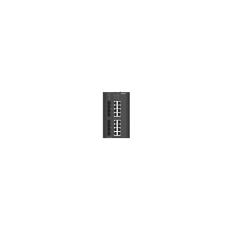 D-Link DIS-310G-24X commutateur réseau Géré L2/L3 Gigabit Ethernet (10/100/1000) DIN rail Noir