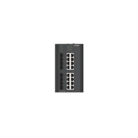 D-Link DIS-310G-24X commutateur réseau Géré L2 L3 Gigabit Ethernet (10 100 1000) DIN rail Noir