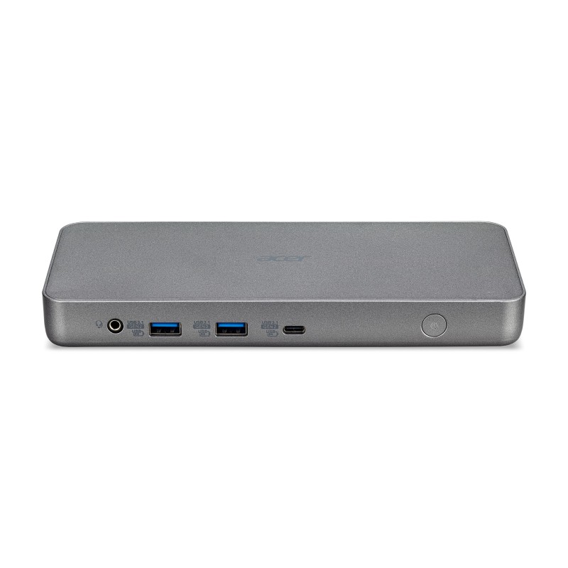 Acer USB Type-C Docking Station D501 Station d'accueil USB 3.2 Gen 1 (3.1 Gen 1) Type-C Gris Acer USB Type-C Docking Station D501 Station d'accueil USB 3.2 Gen 1 (3.1 Gen 1) Type-C Gris