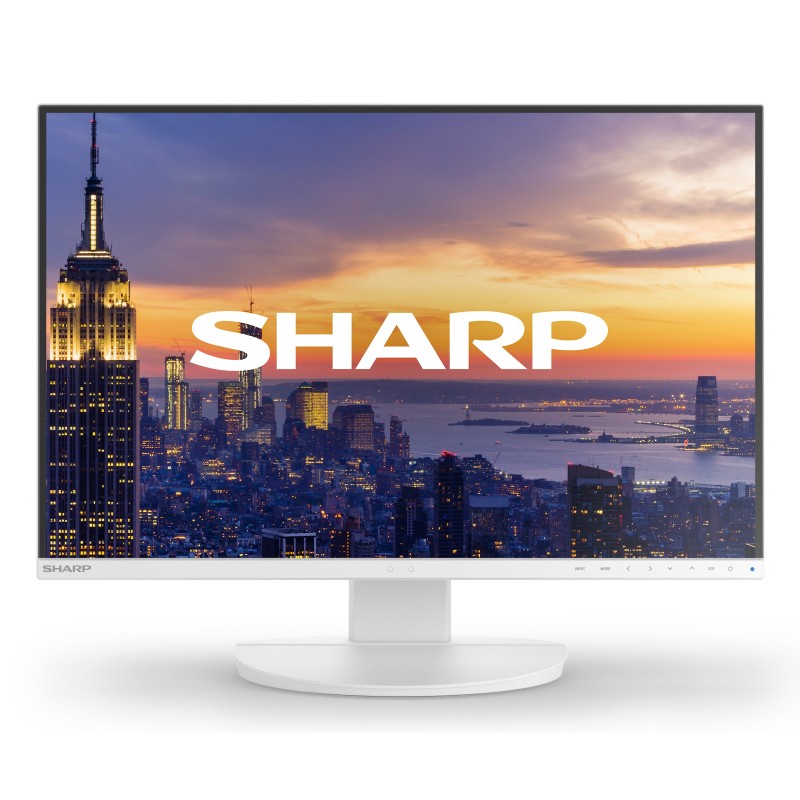 Sharp MultiSync EA242W écran plat de PC 61 cm (24") 1920 x 1200 pixels Full HD LCD Blanc