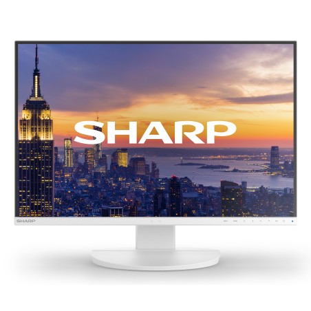 Sharp MultiSync EA242W écran plat de PC 61 cm (24") 1920 x 1200 pixels Full HD LCD Blanc