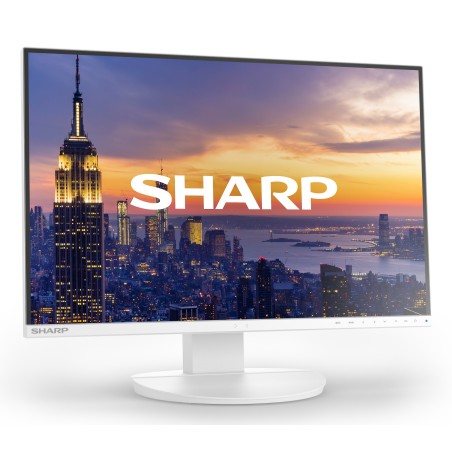 Sharp MultiSync EA242W écran plat de PC 61 cm (24") 1920 x 1200 pixels Full HD LCD Blanc