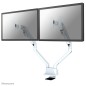 Neomounts FPMA-D750DWHITE2 Support d'écran à fixer 10-32" - ressort à gaz - Topfix - arrêt 180°