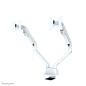 Neomounts FPMA-D750DWHITE2 Support d'écran à fixer 10-32" - ressort à gaz - Topfix - arrêt 180°