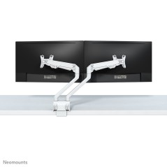 Neomounts FPMA-D750DWHITE2 Support d'écran à fixer 10-32" - ressort à gaz - Topfix - arrêt 180°
