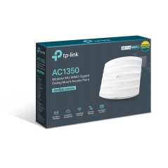 TP-Link Omada EAP225 point d'accès réseaux locaux sans fil 1350 Mbit s Blanc Connexion Ethernet, supportant l'alimentation via