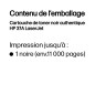 HP Cartouche de toner noir authentique 37A LaserJet HP Cartouche de toner noir authentique 37A LaserJet