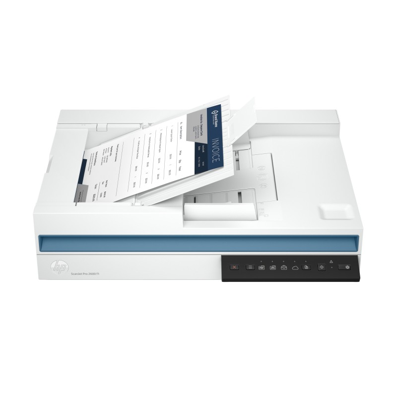 HP ScanJet Pro 2600 f1 Scanner à plat A4 avec chargeur automatique, jusqu’à 25 ppm/50 ipm, 600 x 600 DPI HP ScanJet Pro 2600 f1 Scanner à plat A4 avec chargeur automatique, jusqu’à 25 ppm/50 ipm, 600 x 600 DPI