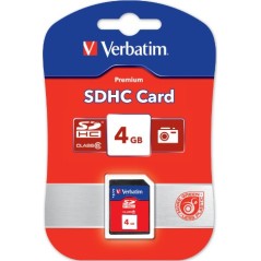 Verbatim SecureDigital SDHC Class 6 4GB 4 Go